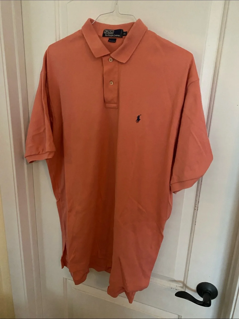 Polo by Ralph Lauren Short Sleeve Coral Polo Size XL 100% Cotton